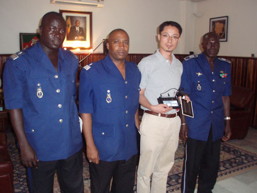 SRY-001 presentation to the General Abdoulaye FALL